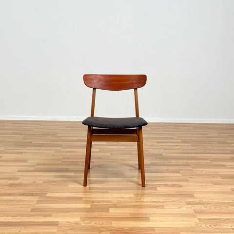 Danish dining chairs in teak & beech by Findahl Mobelfabrik