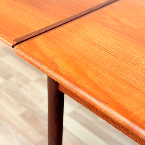 Danish rectangular dining table in teak