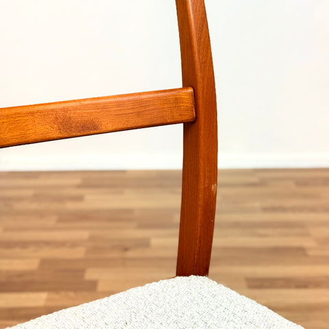 Set of 2 dining chairs in beech, 1950s-60s, Sweden
