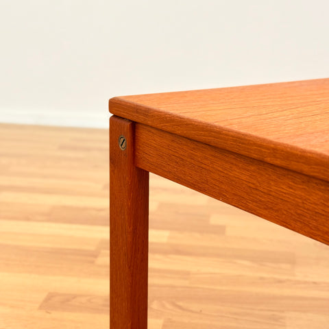 Swedish side table in teak