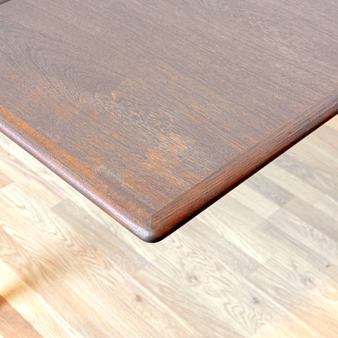 Danish rectangular dining table in teak