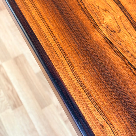 Unique rectangular dining table by Kai Winding for Poul Hundevad from 1955