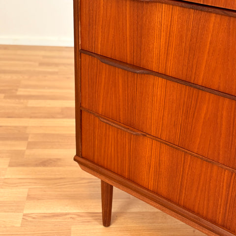 Danish chest of drawers in teak