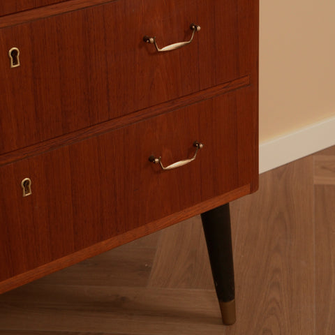 Swedish chest of drawers in teak