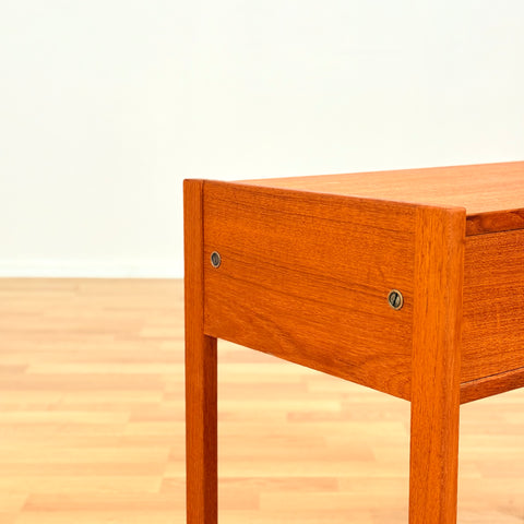 Danish side table in teak