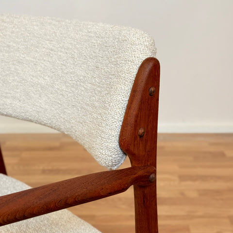 Danish set of 4 dining chairs by Erik Buch for O.D. Møbler