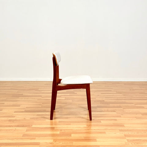 Danish set of 10 dining chairs in teak by B. Rasmussen for Thorso Mobelfabrik
