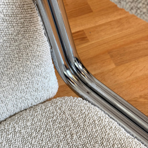 Two armchair in chrome model "Dodó"