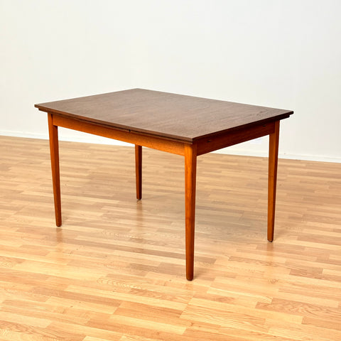 Swedish rectangular dining table in teak