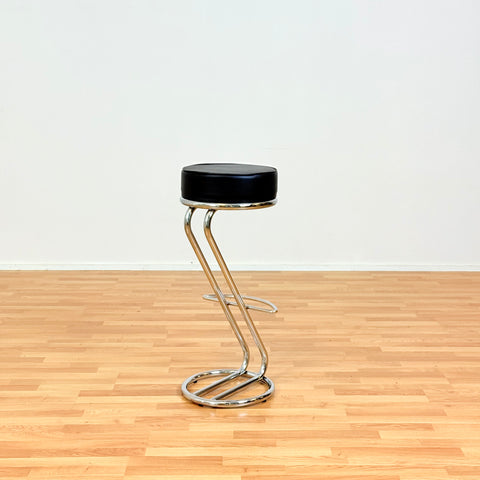 Italian pair of barstools by C. Nilsson for Effezeta, model "Zeta"