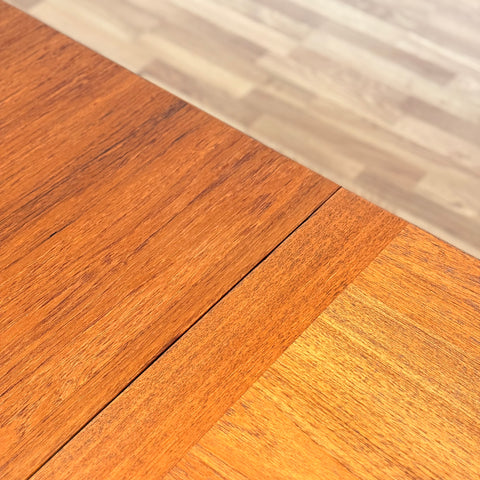 Swedish oval dining table in teak