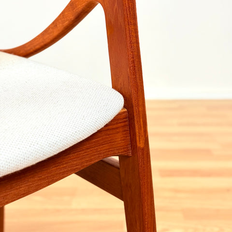 Danish dining chairs in teak by Vestervig Eriksen for Brdr. Tromborg, model 'BT21'