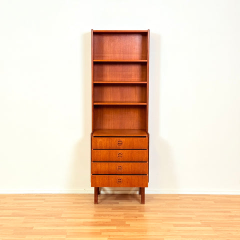 Swedish bookshelf in teak