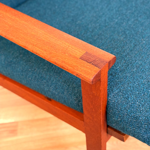 Danish armchairs in solid teak by Illum Wikkelsö