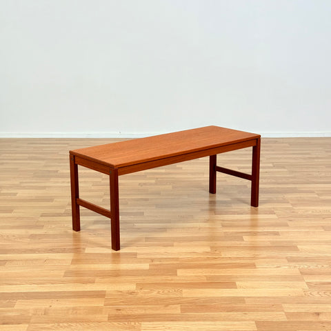 Swedish side table in teak