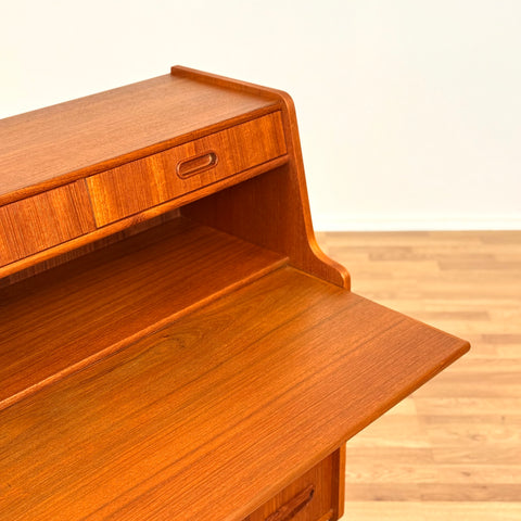Danish secretary desk in teak