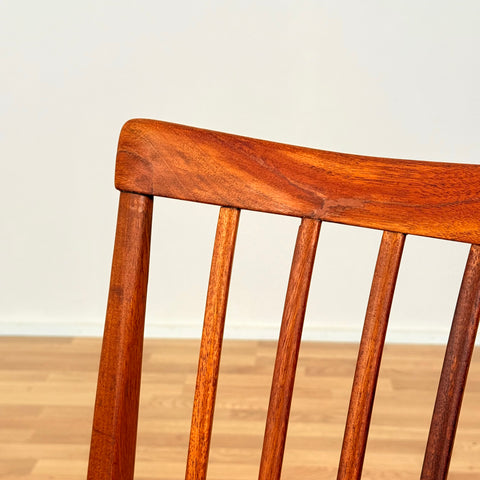 Swedish set of 4 dining chairs in teak by Carl Malmsten