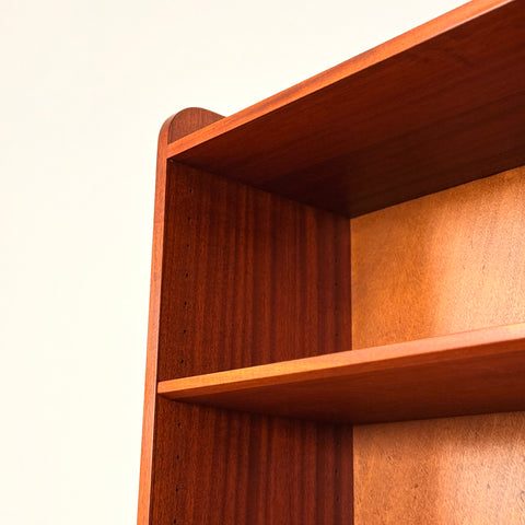 Swedish bookshelf in teak & mahogany
