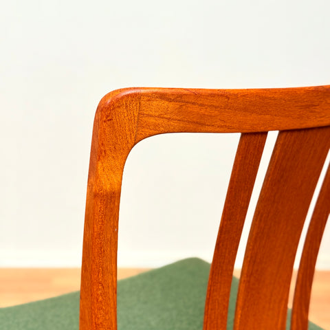 Swedish dining chairs in teak by AB Linde Nilsson, Lammhult