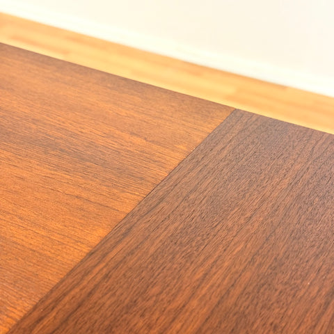 Swedish rectangular dining table in teak