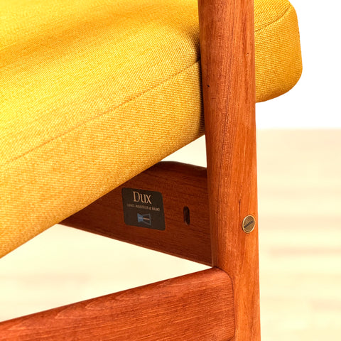 Swedish armchair in teak by DUX