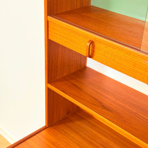 Swedish bookshelf in teak by Bertil Fridhagen for Bodafors