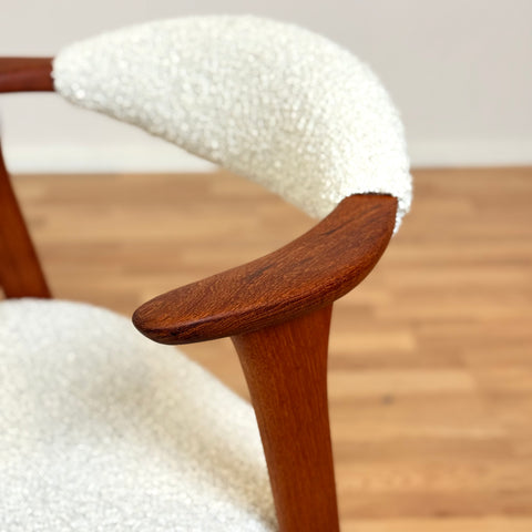 Danish armchair in teak by Erik Kirkegaard for Høng Stolefabrik