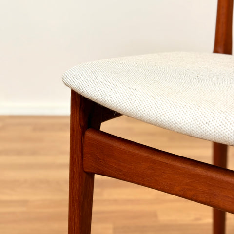 Danish set of 6 dining chairs by B. Rasmussen for Thorso Mobelfabrik
