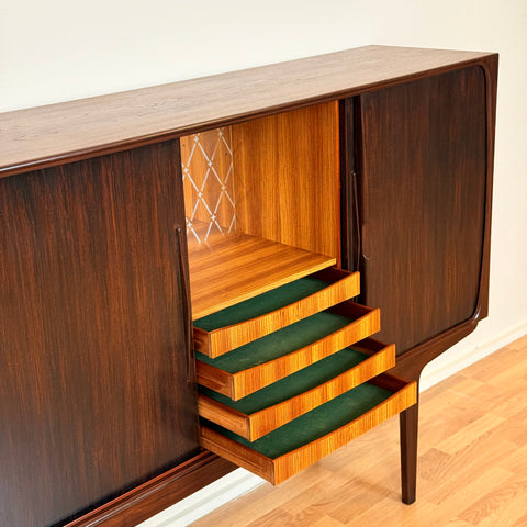 Danish highboard in teak, by Omann Jun