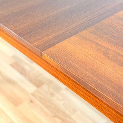 Swedish rectangular dining table in teak