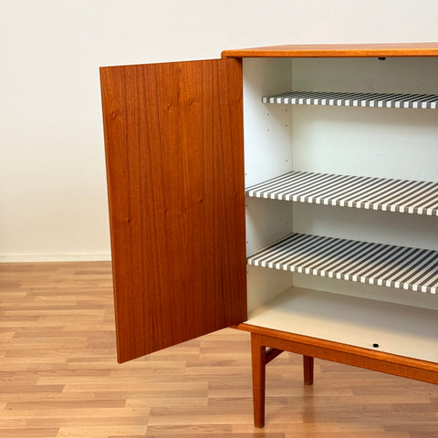 Swedish highboard in teak & oak "Reno" by B.Fridhagen