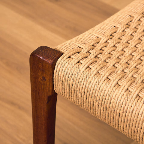 Danish set of 4 dining chairs in teak, model 71 by Niels O. Møller
