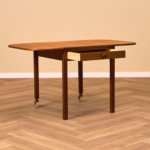 Swedish side table in teak by Engström & Myrstrand, model 'Trissan'