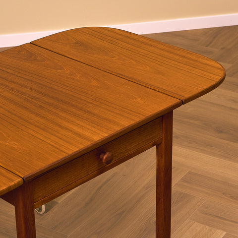 Swedish side table in teak by Engström & Myrstrand, model 'Trissan'