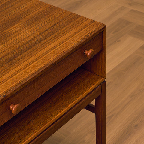 Swedish hall bench in teak by Gunnar Myrstrand för Tingströms, model 'Casino'