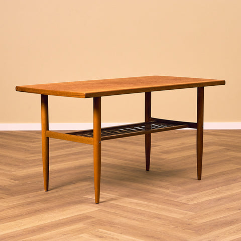 Swedish coffee table in teak