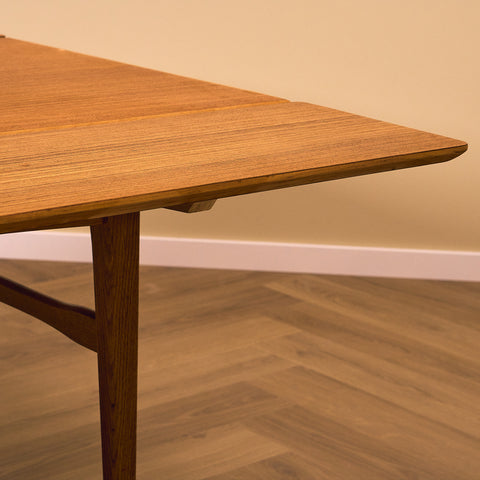 Swedish coffee table in teak & oak by Emmaboda Möbelfabrik
