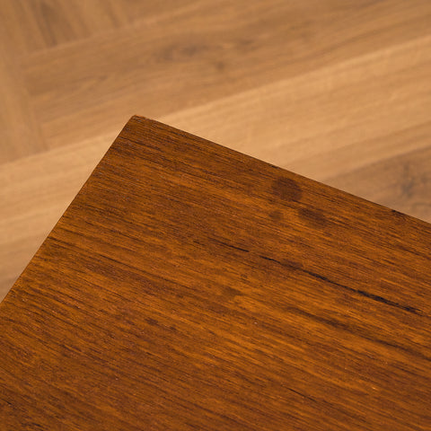 Swedish side table in teak