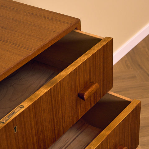 Swedish chest of drawers in teak by AB Lammhuts Möbler
