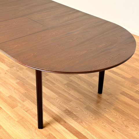 Oval dining table in mahogany, 1950s-60s, Denmark