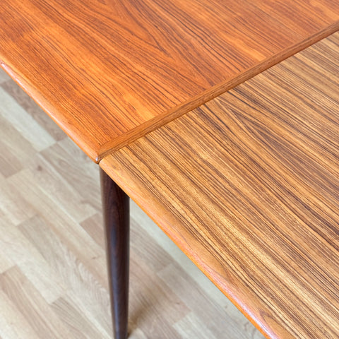Danish dining table with in teak
