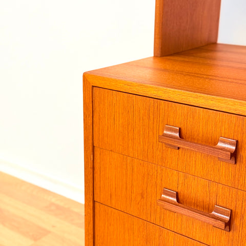 Swedish bookshelf in teak