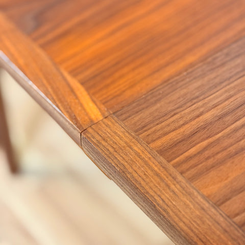 Swedish oval dining table in walnut