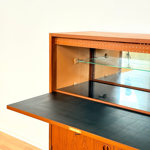 Swedish highboard in teak by Arne Wahl Iversen for IKEA, model 'Varie B'