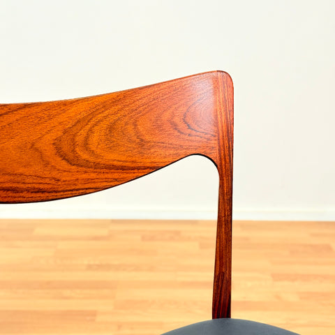 Danish set of dining chairs in Santos rosewood by Harry Østergaard for Randers Møbelfabrik