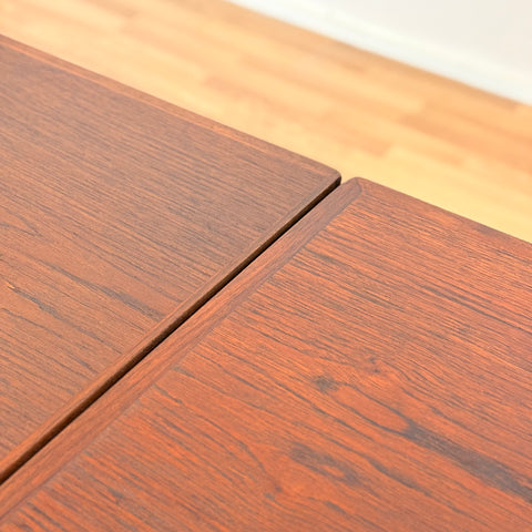 Danish rectangular dining table in teak
