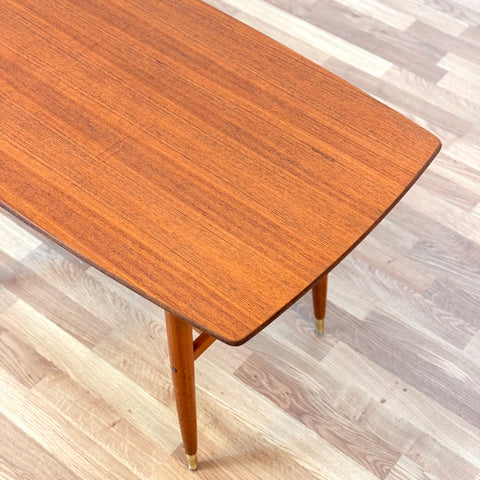 Swedish coffee table in teak by Alberts Tibro