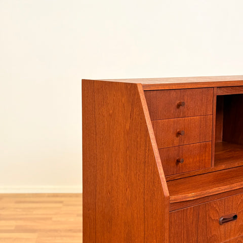 Danish secretary desk in teak