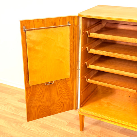 Swedish wardrobe in beech by Ferdinad Lundquist