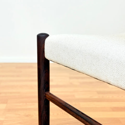 Swedish dining chairs in teak by AB Johansson & Söner in Hyssna